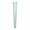 Hairpin Leg (Sold Separately), 3-Rod Design - Turquoise Powder Coated Finish
