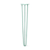 Hairpin Leg (Sold Separately), 3-Rod Design - Turquoise Powder Coated Finish