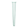 Hairpin Leg (Sold Separately), 3-Rod Design - Turquoise Powder Coated Finish