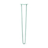 DIY Hairpin Legs Hairpin Legs Turquoise / 36" / 1/2" Hairpin Leg (Sold Separately), 2-Rod Design - Turquoise Powder Coated Finish