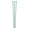 Hairpin Leg (Sold Separately), 3-Rod Design - Turquoise Powder Coated Finish