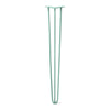 Hairpin Leg (Sold Separately), 3-Rod Design - Turquoise Powder Coated Finish