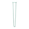 DIY Hairpin Legs Hairpin Legs Turquoise / 37" / 1/2" Hairpin Leg (Sold Separately), 2-Rod Design - Turquoise Powder Coated Finish