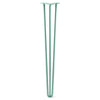 DIY Hairpin Legs Hairpin Legs Turquoise / 37" / 1/2" Hairpin Leg (Sold Separately), 3-Rod Design - Turquoise Powder Coated Finish