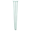 DIY Hairpin Legs Hairpin Legs Turquoise / 38" / 3/8" Hairpin Leg (Sold Separately), 3-Rod Design - Turquoise Powder Coated Finish