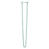 DIY Hairpin Legs Hairpin Legs Turquoise / 39" / 1/2" Hairpin Leg (Sold Separately), 2-Rod Design - Turquoise Powder Coated Finish