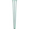 Hairpin Leg (Sold Separately), 3-Rod Design - Turquoise Powder Coated Finish