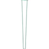 DIY Hairpin Legs Hairpin Legs Turquoise / 39" / 3/8" Hairpin Leg (Sold Separately), 2-Rod Design - Turquoise Powder Coated Finish