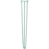 Hairpin Leg (Sold Separately), 3-Rod Design - Turquoise Powder Coated Finish