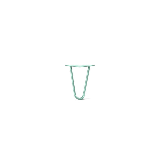 Hairpin Leg (Sold Separately), 2-Rod Design - Turquoise Powder Coated Finish