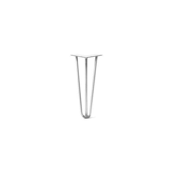 Hairpin Leg (Sold Separately), 3-Rod Design - White Powder Coated Finish