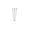 Hairpin Leg (Sold Separately), 3-Rod Design - White Powder Coated Finish