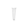 Hairpin Leg (Sold Separately), 3-Rod Design - White Powder Coated Finish