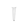 Hairpin Leg (Sold Separately), 3-Rod Design - White Powder Coated Finish