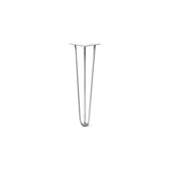 Hairpin Leg (Sold Separately), 3-Rod Design - White Powder Coated Finish