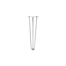  Hairpin Leg (Sold Separately), 3-Rod Design - White Powder Coated Finish