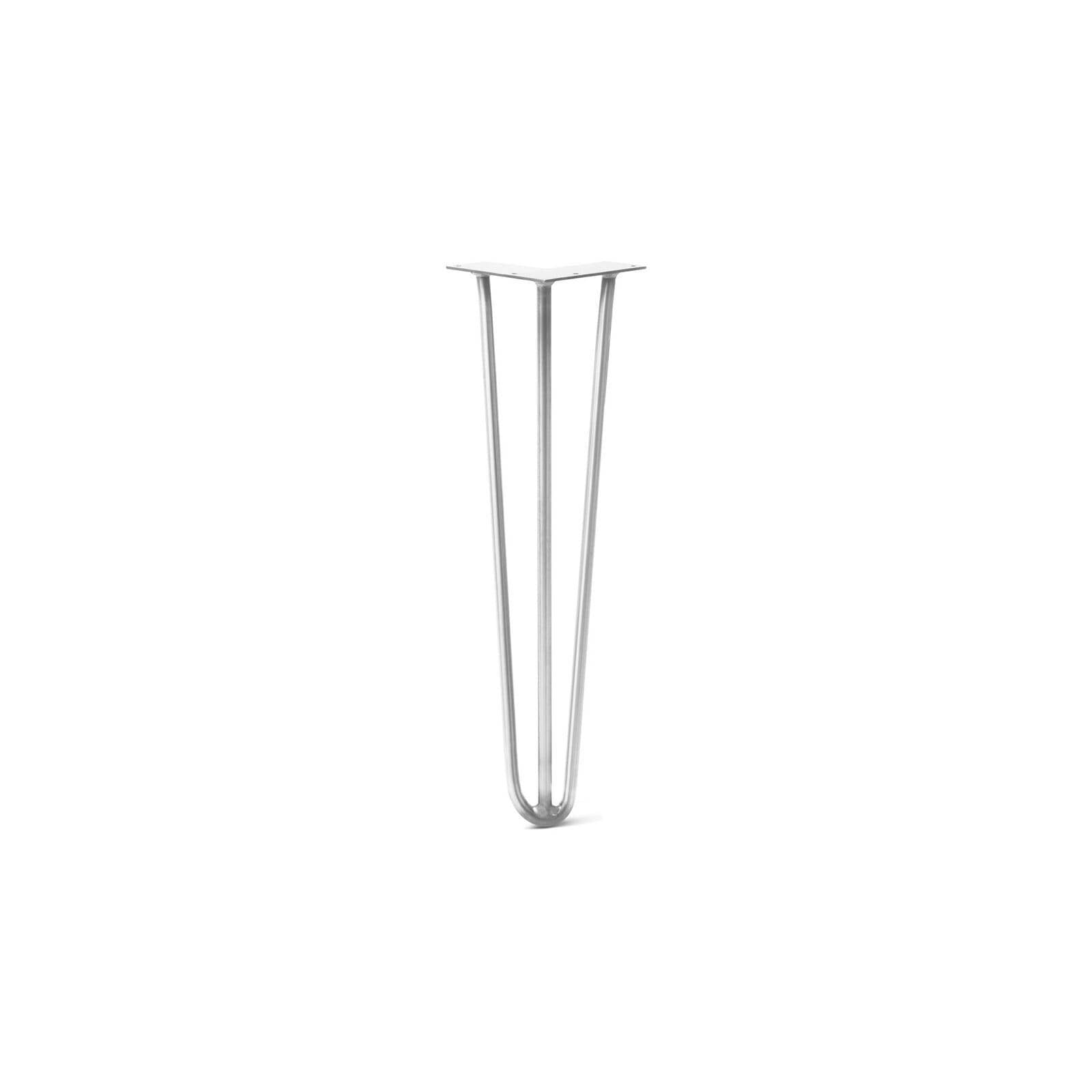 DIY Hairpin Legs Hairpin Legs White / 20" / 3/8" Hairpin Leg (Sold Separately), 3-Rod Design - White Powder Coated Finish