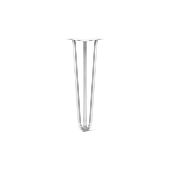 Hairpin Leg (Sold Separately), 3-Rod Design - White Powder Coated Finish