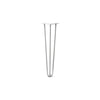 Hairpin Leg (Sold Separately), 3-Rod Design - White Powder Coated Finish