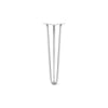 Hairpin Leg (Sold Separately), 3-Rod Design - White Powder Coated Finish