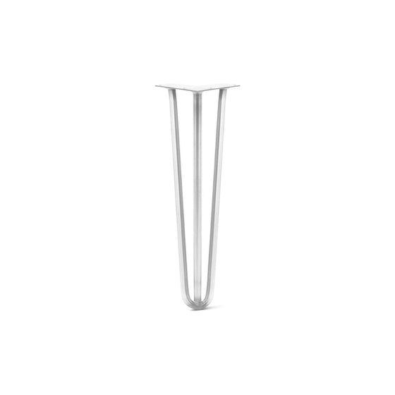 Hairpin Leg (Sold Separately), 3-Rod Design - White Powder Coated Finish