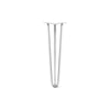 Hairpin Leg (Sold Separately), 3-Rod Design - White Powder Coated Finish