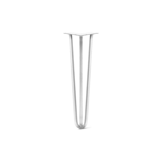 Hairpin Leg (Sold Separately), 3-Rod Design - White Powder Coated Finish