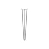 Hairpin Leg (Sold Separately), 3-Rod Design - White Powder Coated Finish