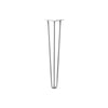 Hairpin Leg (Sold Separately), 3-Rod Design - White Powder Coated Finish