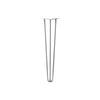 Hairpin Leg (Sold Separately), 3-Rod Design - White Powder Coated Finish