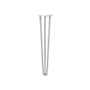 Hairpin Leg (Sold Separately), 3-Rod Design - White Powder Coated Finish