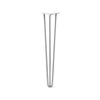 Hairpin Leg (Sold Separately), 3-Rod Design - White Powder Coated Finish