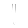 Hairpin Leg (Sold Separately), 3-Rod Design - White Powder Coated Finish