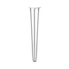 Hairpin Leg (Sold Separately), 3-Rod Design - White Powder Coated Finish