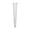 Hairpin Leg (Sold Separately), 3-Rod Design - White Powder Coated Finish