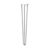 Hairpin Leg (Sold Separately), 3-Rod Design - White Powder Coated Finish