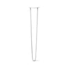 Hairpin Leg (Sold Separately), 2-Rod Design - White Powder Coated Finish