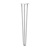 Hairpin Leg (Sold Separately), 3-Rod Design - White Powder Coated Finish