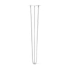 Hairpin Leg (Sold Separately), 3-Rod Design - White Powder Coated Finish