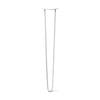 DIY Hairpin Legs Hairpin Legs White / 36" / 1/2" Hairpin Leg (Sold Separately), 2-Rod Design - White Powder Coated Finish