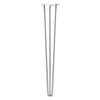 Hairpin Leg (Sold Separately), 3-Rod Design - White Powder Coated Finish