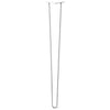 DIY Hairpin Legs Hairpin Legs White / 38" / 3/8" Hairpin Leg (Sold Separately), 2-Rod Design - White Powder Coated Finish