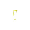 DIY Hairpin Legs Hairpin Legs Yellow / 12" / 3/8" Hairpin Leg (Sold Separately), 2-Rod Design - Yellow Powder Coated Finish