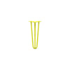 DIY Hairpin Legs Hairpin Legs Yellow / 15" / 1/2" Hairpin Leg (Sold Separately), 3-Rod Design - Yellow Powder Coated Finish