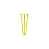 DIY Hairpin Legs Hairpin Legs Yellow / 17" / 1/2" Hairpin Leg (Sold Separately), 3-Rod Design - Yellow Powder Coated Finish