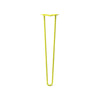 DIY Hairpin Legs Hairpin Legs Yellow / 28" / 1/2" Hairpin Leg (Sold Separately), 2-Rod Design - Yellow Powder Coated Finish