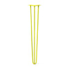 Hairpin Leg (Sold Separately), 3-Rod Design - Yellow Powder Coated Finish