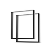 DIY Hairpin Legs Quick Ship | Square Frame Table & Bench Leg | 28" x 24" | Set of 2
