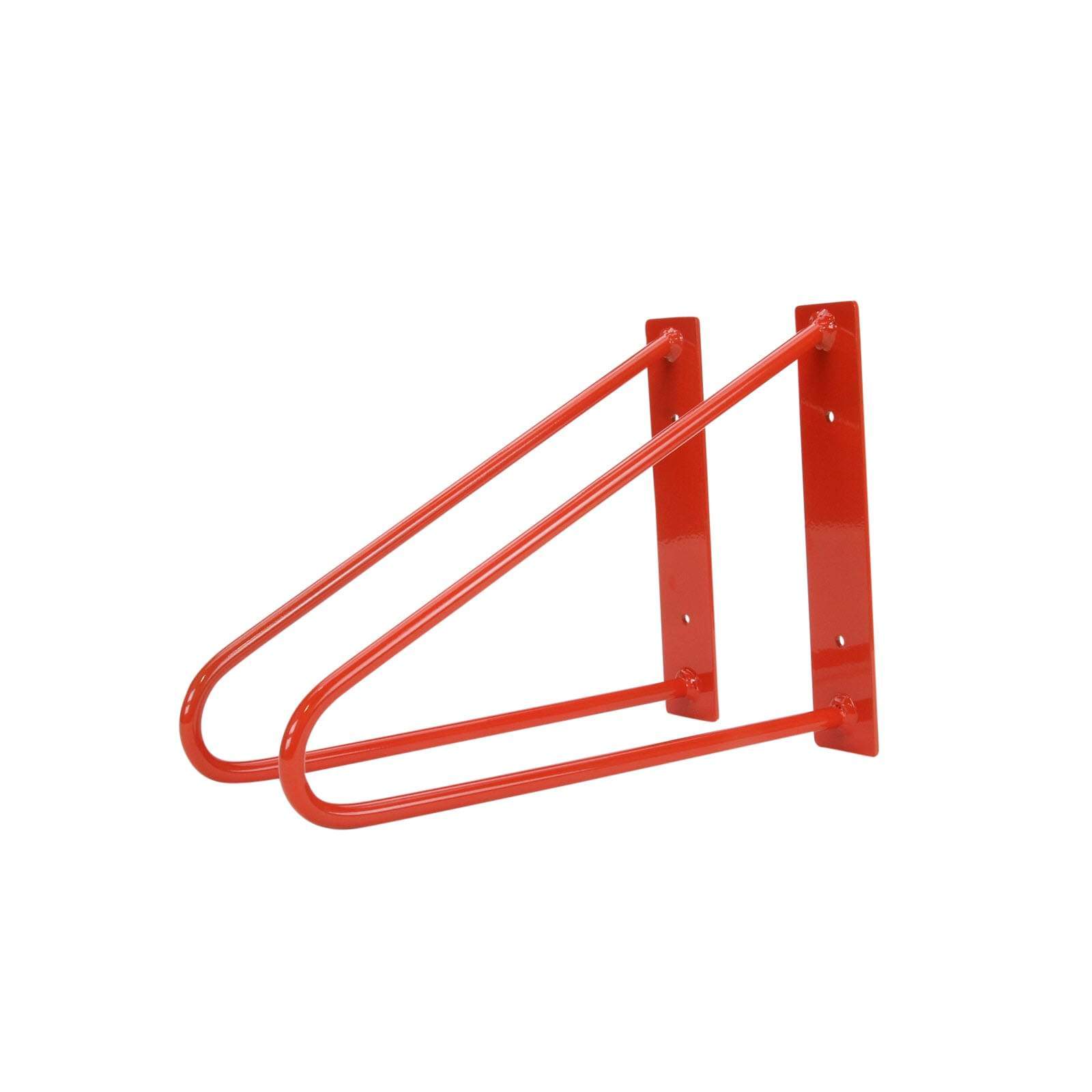DIY Hairpin Legs Shelf Brackets, Desk Brackets Original Hairpin Shelf Brackets / Floating Desk Brackets, Pair of 2‚ Orange-Red