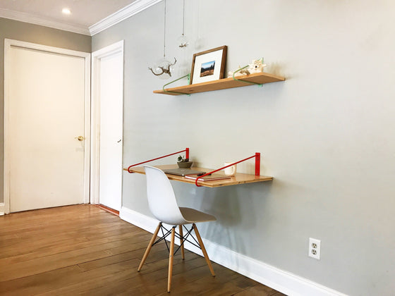 DIY Hairpin Legs Shelf Brackets Pair of Original Hairpin Shelf Brackets | Floating Desk Brackets